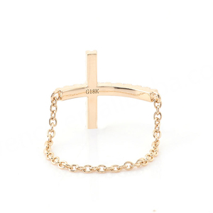 Anillos Helicoidales de Oro Sólido de 18K, 14K y 10K con Diamantes Moissanite DEF VVS, Diseño Original Coreano, Joyería para Mujeres y Hombres - Product Image 3