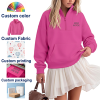 Tenue scolaire décontractée, sweat-shirt à manches longues pour filles, logo personnalisé, sweat-shirt surdimensionné 100% coton pour filles de 4 à 14 ans