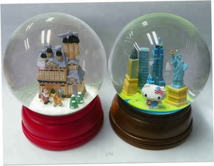 100 mm Diameter Custom <strong>Snow</strong> <strong>Ball</strong> Custom Snowglobe Water <strong>Snow</strong> Globe for Souvenir Glitter Water <strong>Ball</strong> - Product Image 3