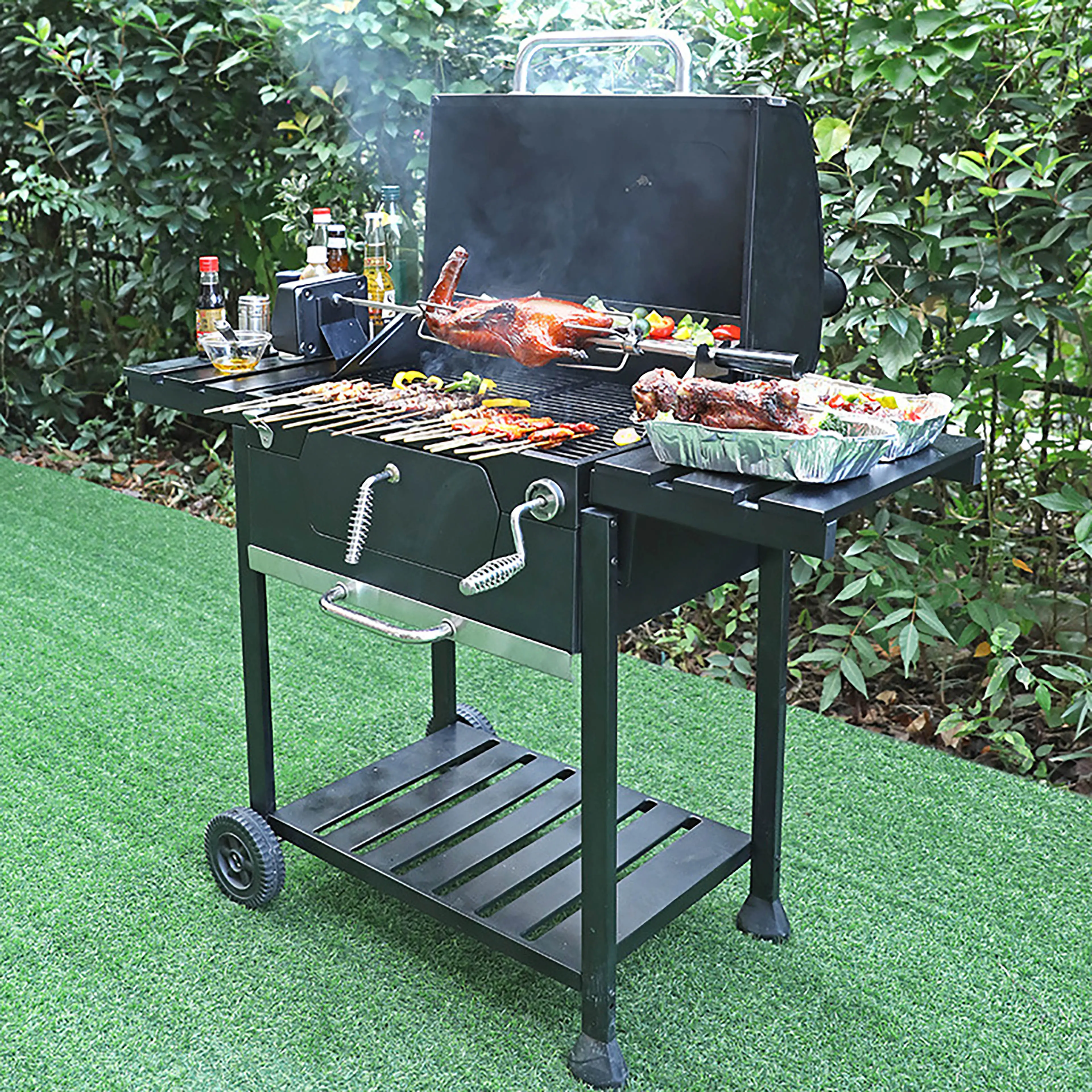 2023hot Selling Outdoor Tuin Camping Party Grill Ijzer Bbq Oven Opvouwbare Draagbare Bbq Barbecue Grills