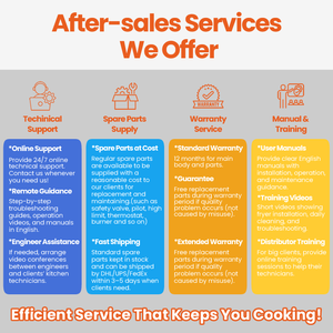 قلي بالغاز العميق 37 لتر من الولايات المتحدة الأمريكية مُدرج في القائمة ، مقلاة غاز البروبان مع نظام التحكم في الغاز Robertshaw - Product Image 6