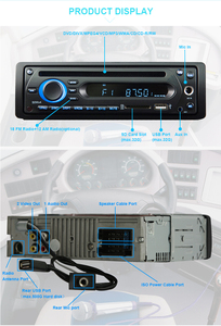 Autoradio Universale HD a Basso Prezzo con USB/FM/AUX/AM/24V/BT, Uscita Audio per Intrattenimento con Microfono, Lettore DVD per Autobus e Camion - Product Image 2