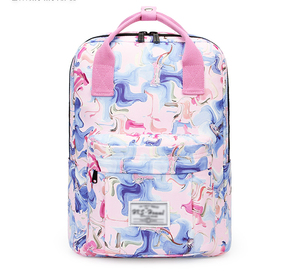 Venta caliente diseño personalizado promocional impresión completa 600D sublimación mochila escolar publicidad al aire libre mochila <span class=keywords><strong>bolsa</strong></span> de libros - Product Image 3