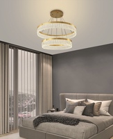 Nouveau Zhongshan plafonnier intérieur personnalisé salle de bain salon chambre moderne plafonnier en cristal Led