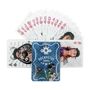 Personalizzato digitale carte da gioco anteriore e posteriore rivestimento economia casin poker carte di colpo di stato paly gioco di carte stampante logo