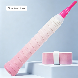 เทปพันด้ามจับกันลื่นแบบยางสำหรับแบดมินตันสีชมพูไล่เฉดสี - Product Image 6