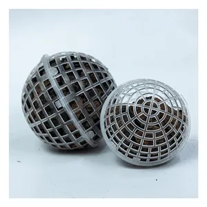 CE HDPE K1 MBBR Bio Ball RAS Bio Block Biomedia filtro Media Biofilm tubo portante colono Biochip per impianto di trattamento delle acque reflue