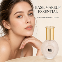 Fond de teint BB crème waterproof 24h Seven Girl, correcteur professionnel, maquillage de luxe, flacon orné, fournisseur en gros