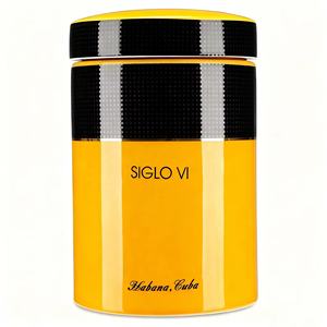 BEHIK 56 <span class=keywords><strong>Siglo</strong></span> VI tarro piramidal de gran capacidad 20 piezas tubo humidificador de cigarros de cerámica logotipo personalizado envío rápido caja de regalo cubana de viaje - Product Image 5