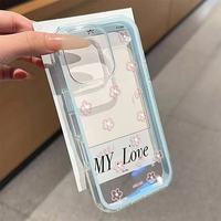 Coque de téléphone portable 2-en-1 en TPU à changement de couleur motif floral Fashion Line pour iPhone 14 12 15 17 Air 18 Pro Max