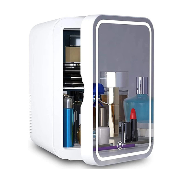 8L Frost-Free Mini Portable Fridge for Home Car & Outdoor Use-Customizable Beauty Refrigerator