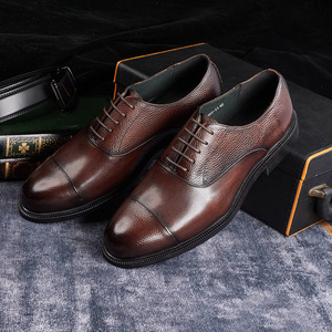 Zapatos XuanWu A625 2026 Formales de Negocios, Sin Cordones, de Cuero Genuino, Otoñales, Casuales para Caballero, Transpirables, Ligeros y Antideslizantes - Product Image 1