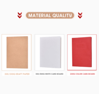 Carpeta de Presentación Personalizada, Ecológica, con Logotipo Personalizado, Papel Kraft, Logotipo en Relieve, Material de Papel Grueso, Tamaño A4