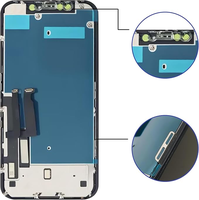 Écran LCD de remplacement pour téléphone portable compatible avec iPhone XR 6,1 pouces, écran clair et couleurs naturelles