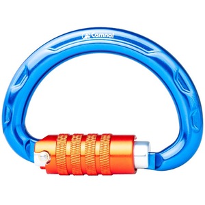 Kanlele Mountaineering Carabiner Aluminum Alloy Semi Circular Auto <b>Locking</b> For Climbing Outdoor Safety Main Lock - Product Image 2