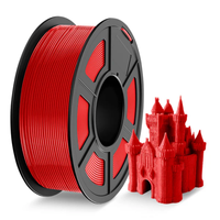 Filament PETG 3D 1,75 mm haute résistance, résistant à l'eau et aux chocs, transparent ou opaque