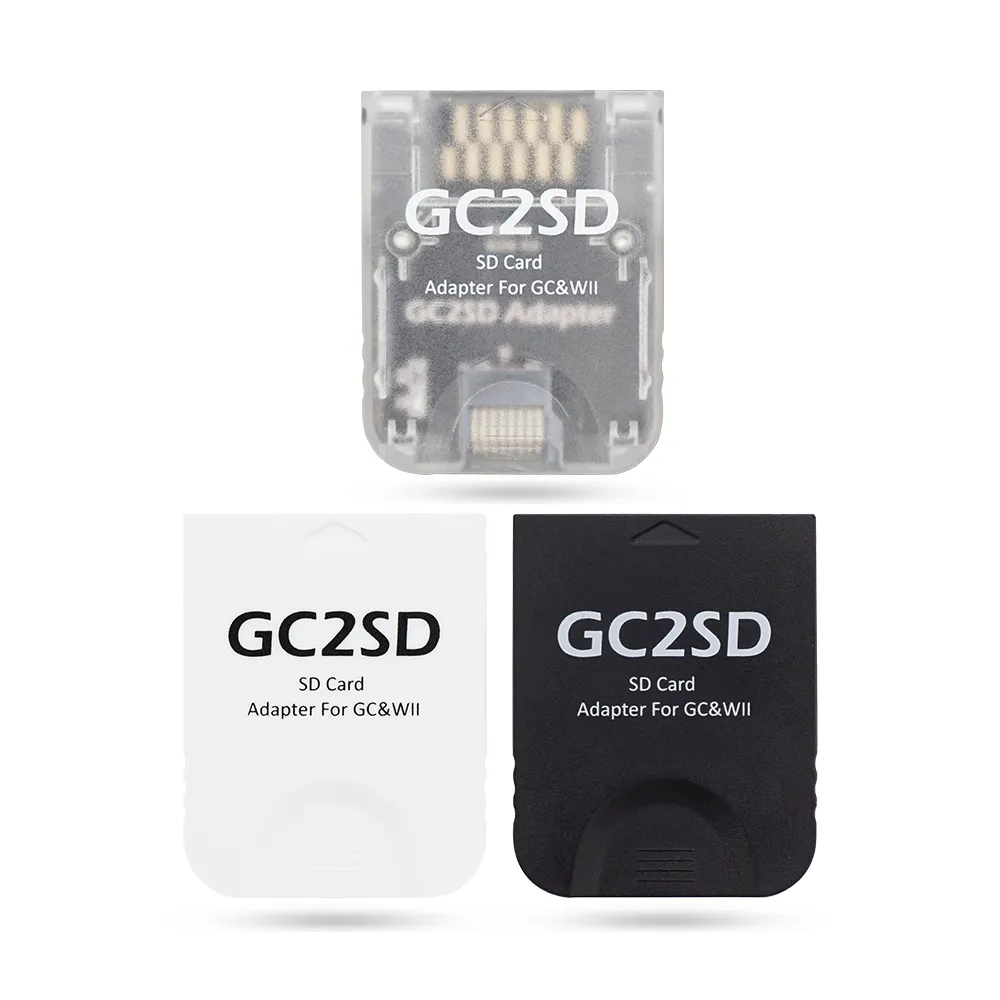 สําหรับ NGC GC2SD อะแดปเตอร์การ์ด Micro SD อะแดปเตอร์การ์ดหน่วยความจําสวิสสําหรับ Nintendo GameCube Wii คอนโซล
