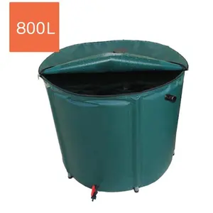Foldable Rain Barrel, Collapsible Tank Water Storage Container Water Collector With Spigot Filter 100 50 Gallon