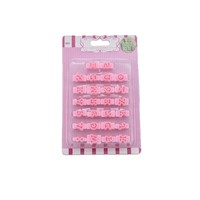 Moule à biscuits avec 26 lettres anglaises, motif d'impression pour biscuits, outil de décoration de gâteaux, équipement de pâtisserie