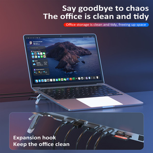 <span class=keywords><strong>C</strong></span>ổng kết nối đa năng <span class=keywords><strong>USB</strong></span> <span class=keywords><strong>Hub</strong></span> VGA RJ45 <span class=keywords><strong>Ethernet</strong></span> <span class=keywords><strong>USB</strong></span> 3.0 đầu đọ<span class=keywords><strong>c</strong></span> thẻ nhớ SD TF, đế đỡ laptop, trạm kết nối cho laptop - Product Image 2