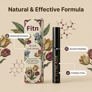 Siero per Sopracciglia e Ciglia con Estratti Botanici e Peptidi per la Crescita, Senza Prostaglandina, Etichetta Privata OEM, Vendita all'Ingrosso - Product Image 2