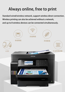 Impresora Multifuncional de Alta Velocidad para Oficina L15168, Impresión Inalámbrica WIFI, Escaneo, Fax, Multifunción, A3+, Tinta de Color, para E - Product Image 3