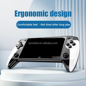 X9 Handheld-Spiele konsole 5,5-Zoll-großer <span class=keywords><strong>Retro</strong></span>-Classic-Bildschirm Tragbarer <span class=keywords><strong>Video</strong></span>-3D-Joysticks 64-GB-Speicher mit Wi-Fi-Konnektivität - Product Image 2
