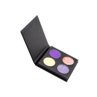 Palette d'ombres à paupières, pigment élevé, 4 couleurs, scintillantes, mat, perle, cosmétique, marque privée, maquillage