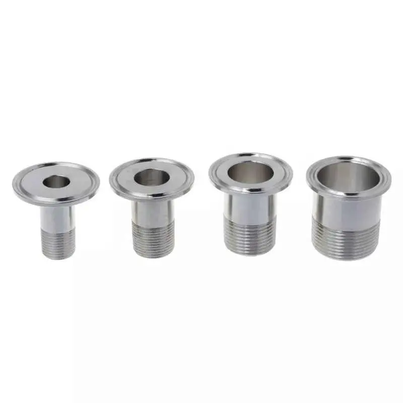 Stainless Steel Sanitary Male Threaded Ferrule Pipe Fitting Tri clamp Adapter DN15 /DN20/DN25/DN32
