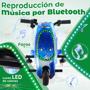 Triciclo Elettrico per Bambini 008B, Disponibile in Messico, per Età 3-8 Anni, con Funzione Drift e Rotazione a 360° °   Auto Elettrica Cavalcabile con Rotazione, Velocità Massima: 15 km/h - Product Image 3