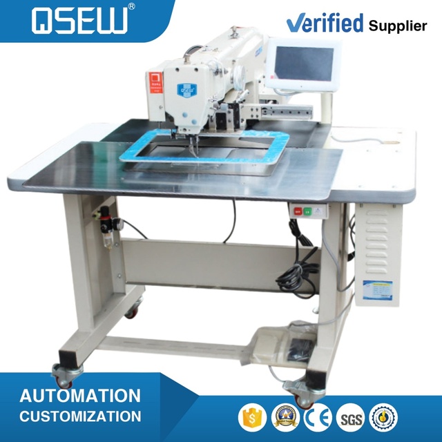 QS-4020 Automatic Pocket Setter Machine Pattern Design Template Machine Pocket Attaching Industrial Sewing Machine