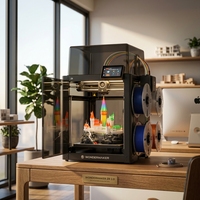 ZR Ultra -s Otomatis Baru 300x270x290mm Volume Cetak Tinggi Kelas Medis Multi-Warna Kecepatan Tinggi 300 Printer 3D Kecepatan Cetak Tinggi