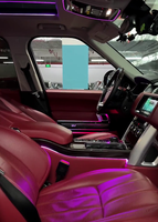 ICarsin pour Land Rover Range Rover Sport 2014-2022, éclairage ambiant dynamique, style matrice de points colorée, kit d'éclairage intérieur de voiture