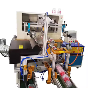 Automatic Jelly Cup Milk Tea Cup Screen <b>Printing</b> <b>Machine</b> for PP PET Plastic Paper Cups - Product Image 3