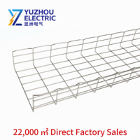 Kabel Tray & Keranjang Kawat Aluminium Anti-Korosi untuk Saluran Kabel Industri Proyek Bangunan Pusat Data Asal Jiangsu