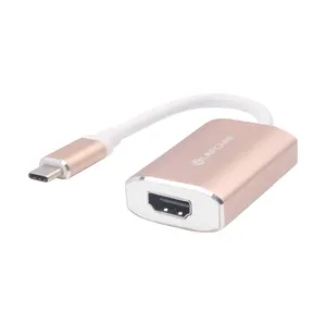 Адаптер USB C-HDMI, конвертер Type C-HDMI (совместим с Thunderbolt 3) 4K @ 30 Гц для MacBook Pro, Google Chromebook Pixel,Dell