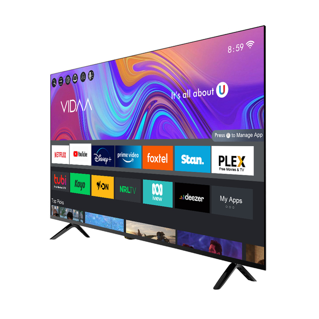 Android WebOS Smart TV 65inch LED LCD TV 4K Ultra HD Flat Screen Television 65 75 85 100 Inch TV