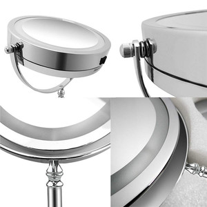 <span class=keywords><strong>Miroir</strong></span> de maquillage à LED avec grossissement 10x, rond, sur pied, personnalisé, pour table de maquillage, <span class=keywords><strong>miroir</strong></span> de vanité, <span class=keywords><strong>miroir</strong></span> de maquillage à LED - Product Image 3