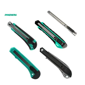 PROWIN Top Pick Quick Release Aluminum Alloy Plastic Cutter Folding Retract Snap Off Utility Knife