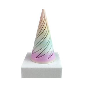 Giocattolo Antistress a Spirale Stampato in 3D, Puzzle Conico in Plastica, Decorazione da Scrivania Unisex, dai 14 Anni in Su, Modello S02 - Product Image 4