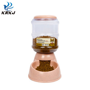 Comederos y bebedores automáticos para perros y gatos, tazón de paja de trigo de gran capacidad, TC3096 - Product Image 4