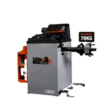 Équipement d'alignement 3D tout-en-un et équilibreuse de pneus avec capacité de 70 kg, vitesse de 200 tr/min, LEO L9031, 0,25 kW, pour atelier automobile
