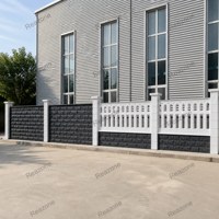 Moule de clôture en ciment ventilé préfabriqué Reazone pour usage en cour, usine, ferme