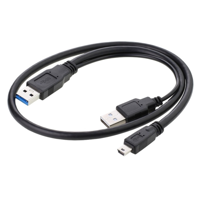 2026 New OEM Factory Price 0.6 Meter Micro-USB 3.0 Mini 10 Pin Y Cable Tinned Copper Braid Shielded PVC Jacket Utech Computer