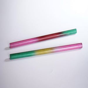 SHENYU Colored Carbon Fiber Epoxy Resin Tube Custom Colors <b>Thickness</b> Diameter 0.5-25.4mm for Branding Displays Event - Product Image 6