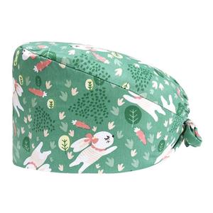 Imprimé pour la clinique dentaire casquette de travail chapeaux de gommage dentaire casquettes de gommage dentaire cravate dos chapeau unisexe respirant bandeau mignon - Product Image 3