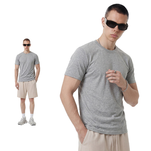 Custom Logo Wholesale Cool T-shirt Athletic Running Sports Fitness Muscle Tshirt Quick Dry Slim Fit Mens Active T Shirts - Product Image 5