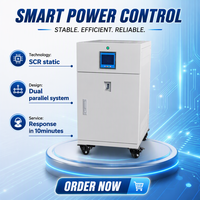 Stabilisateur de tension statique SCR pour la correction des déséquilibres, régulateurs triphasés de 30 kVA, 100 kVA, 500 kVA et 1000 kVA à 3000 kVA