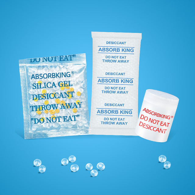 Absorb King Food Grade Desiccant Silicagel 1g 2g 3g 5g 10g 20g 50g 100g Silica Gel Desiccant Packet for Food Grade