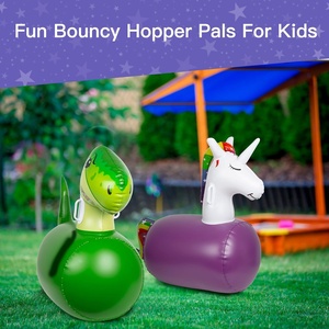 Juguetes Inflables de Unicornio y Dinosaurio para Niños, Caballito Saltarín Inflable, Juguete de Montar Inflable - Product Image 4